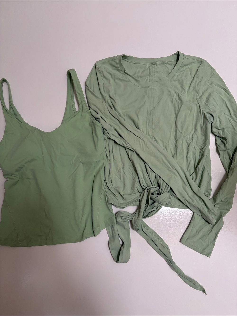 Lululemon Time to Restore Long Sleeve Nulu and Align Waist-Length tank